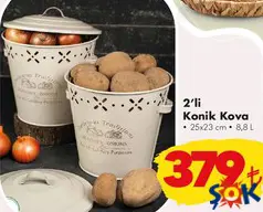 2'Lİ KONİK KOVA 8,8 L 2'Lİ KONİK KOVA 8,8 L